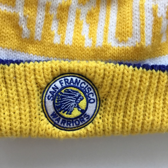 San Francisco Warriors Beanie Knit Hat - Picture 2 of 5
